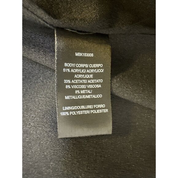 Halston Gold & Black Jacquard Fit & Flare Midi Dress - Picture 9 of 9